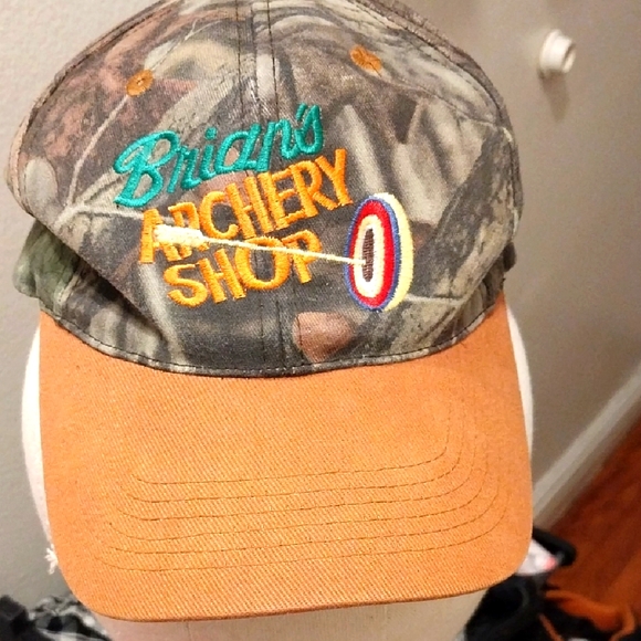 Green and Orange Snapback Hat with Embroidered Design - Picture 1 of 5